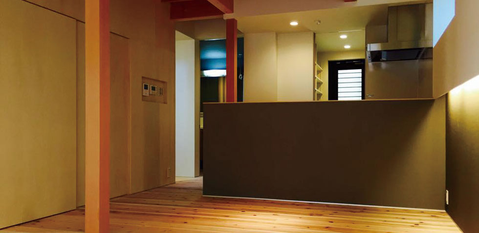 通り土間のある家