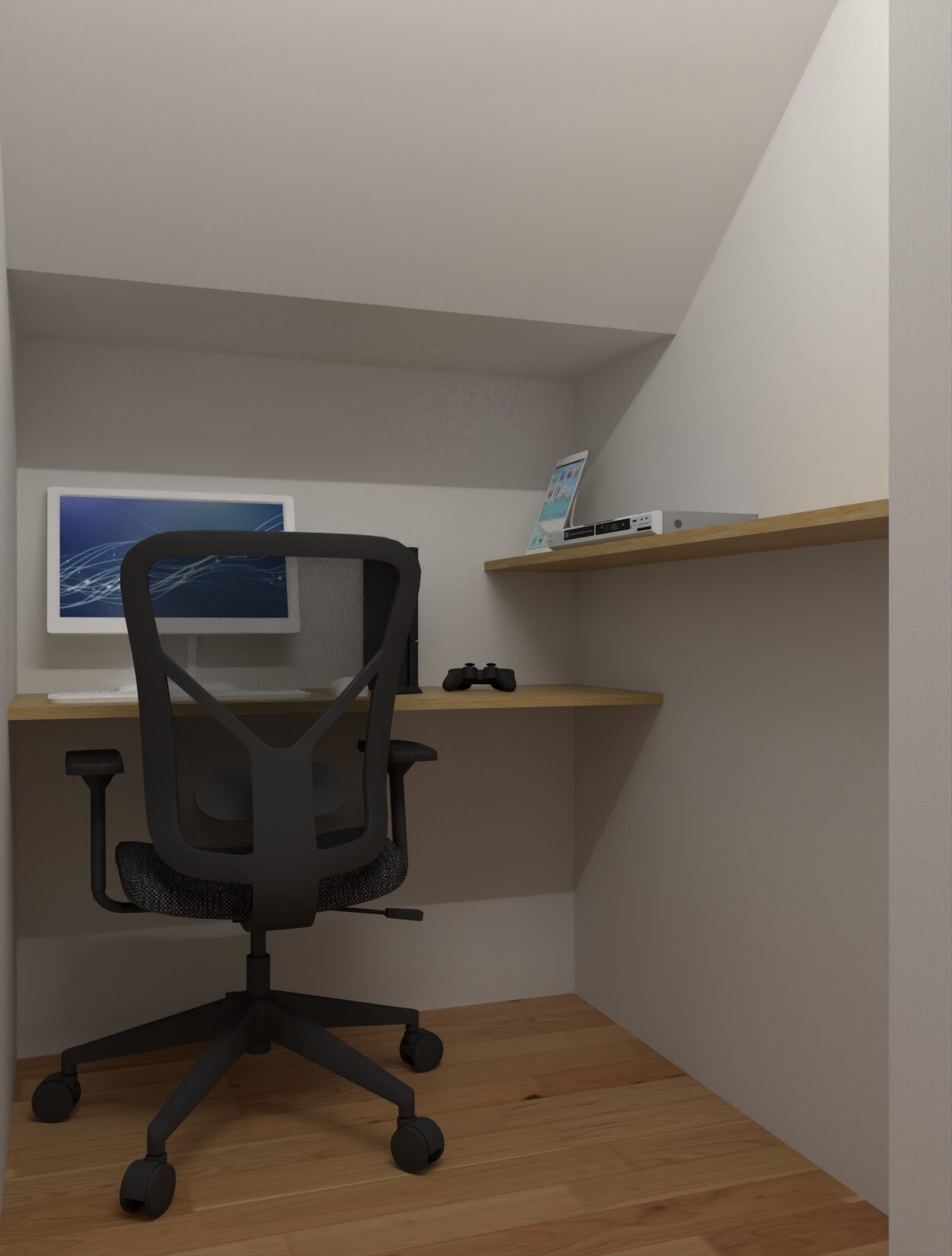 階段下のゲーム部屋